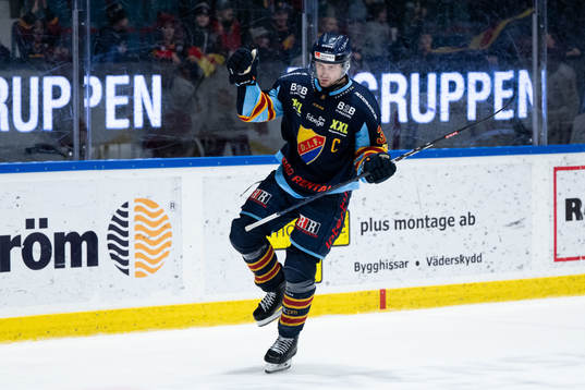 Djurgårdens Marcus Krüger jublar