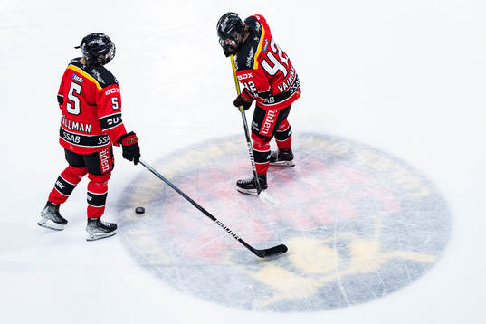 Luleås Johanna Fällman och Viivi Vainikka