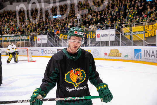 Björklövens Nicholas Schilkey deppar