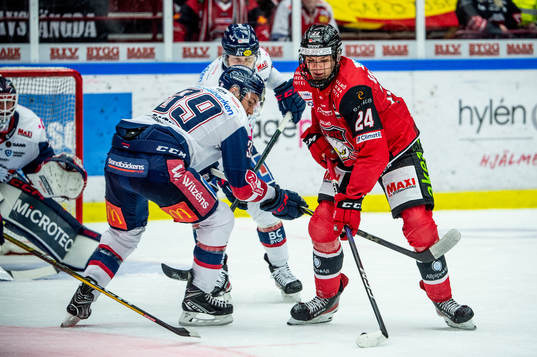 Linköpings Ty Rattie mot Malmö Redhawks Anton Wahlberg