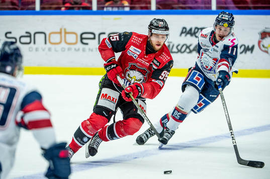 Malmö Redhawks Carl Persson mot Linköpings Henrik
