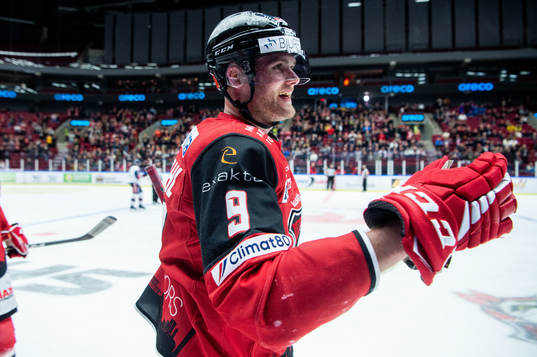 Malmö Redhawks Kim Rosdahl jublar