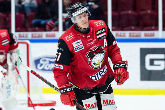 Malmö Redhawks Emil Sylvegård deppar