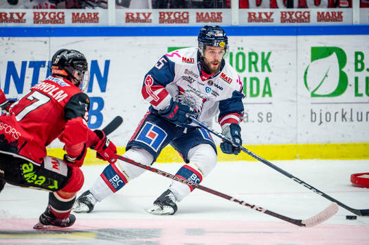 Linköpings Oscar Fantenberg mot Malmö Redhawks Ponthus