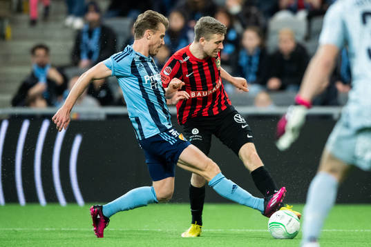 Djurgårdens Rasmus Schuller och Brommapojkarnas Ludvig