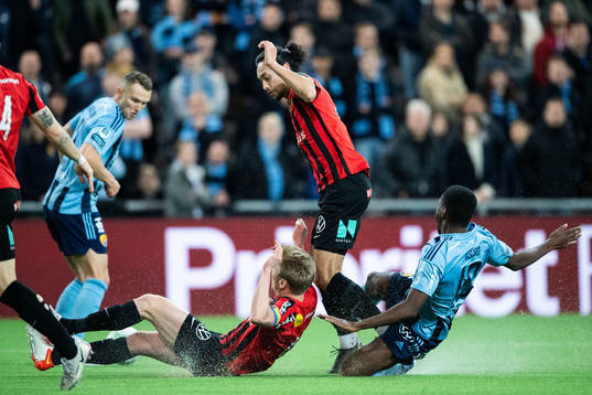 Brommapojkarnas Gustav Sandberg Magnusson och Monir Jelassi
