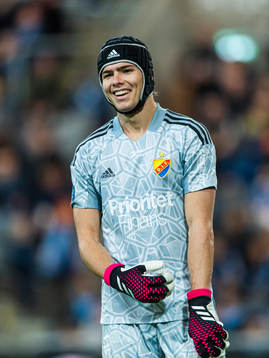 Djurgårdens målvakt Jacob Widell Zetterström