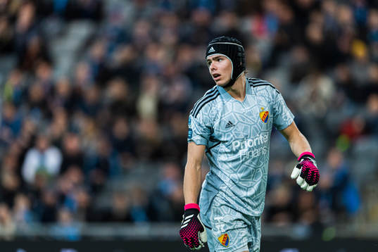 Djurgårdens målvakt Jacob Widell Zetterström