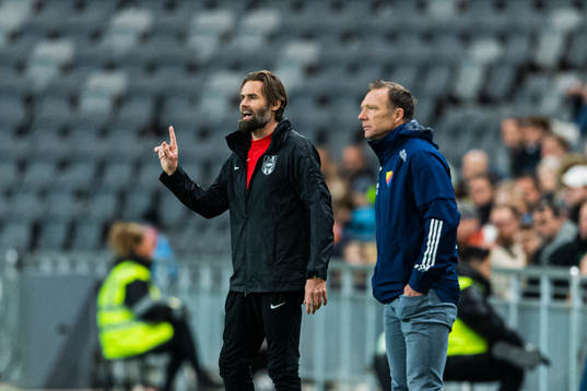 Brommapojkarnas tränare Olof Mellberg och Djurgårdens
