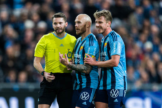 Domare Joakim Östling, Djurgårdens Magnus Eriksson och