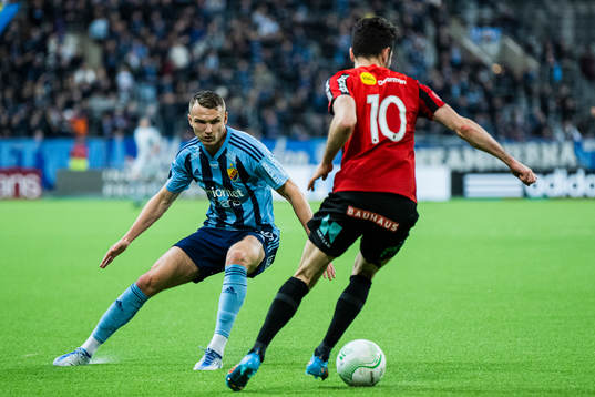 Djurgårdens Piotr Johansson och Brommapojkarnas Marijan