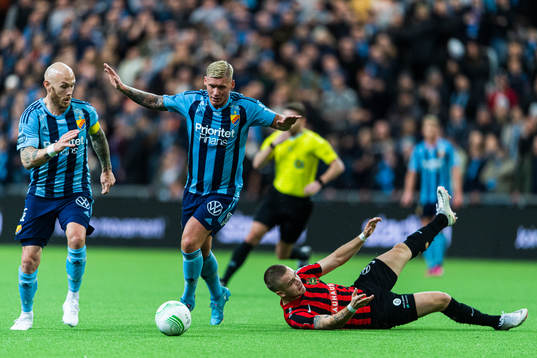 Djurgårdens Victor Edvardsen och Brommapojkarnas Amadeus
