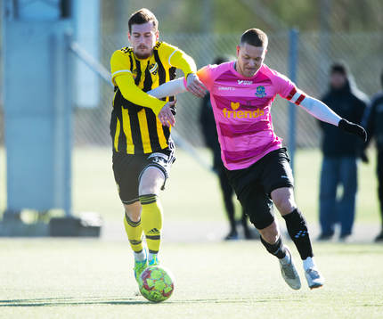 IFK Hässleholms  Erjon Rama i träningsmatchen mellan IFK