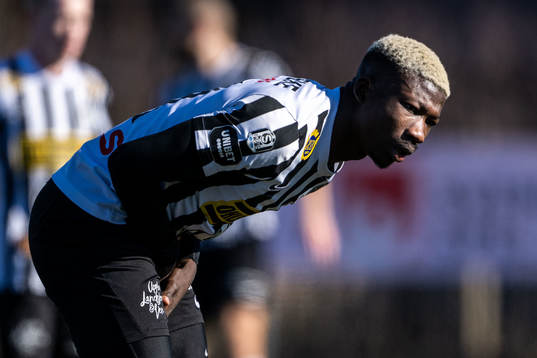 Landskronas Ousmane Diawara har ont
