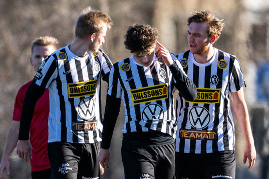 Landskronas Johan Rapp, Max Nilsson och Melker Jonsson
