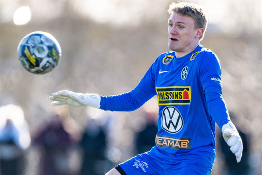 Landskronas målvakt Svante Hildeman