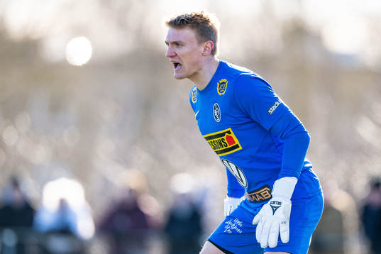 Landskronas målvakt Svante Hildeman