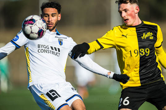 Sirius Joakim Persson och Mjällbys Noah Persson