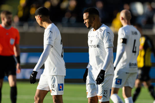 Halmstads Amir Al-Ammari och Marcus Olsson