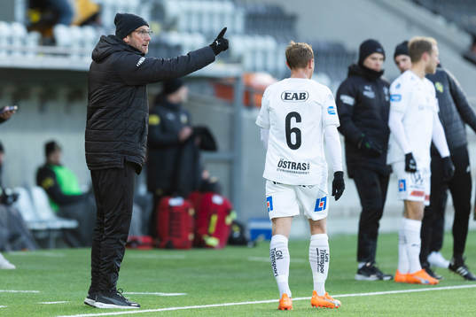 Halmstads tränare Magnus Haglund