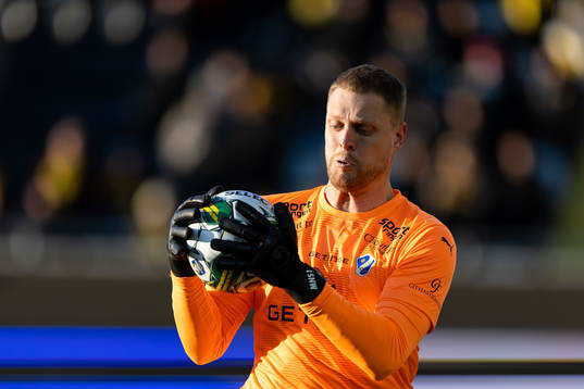 Halmstads målvakt Malkolm Nilsson Säfqvist