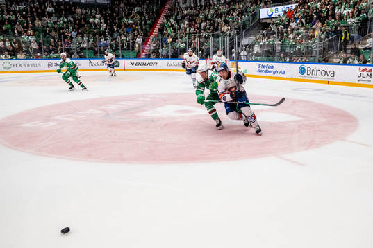 Rögles Adam Tambellini  och Växjös Glenn Gustafsson