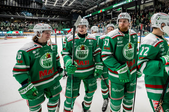 Rögles Valtteri Viljanen, Marco Kasper  och Vojtech Mozik