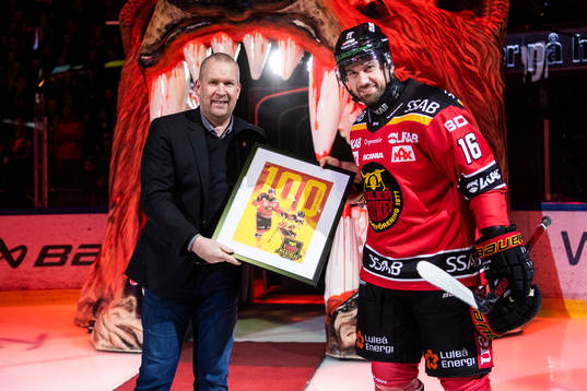 Luleås sportchef Stefan Nilsson hyllar Luleås Niklas
