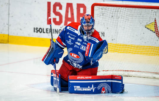 Oskarshamns målvakt Tim Juel