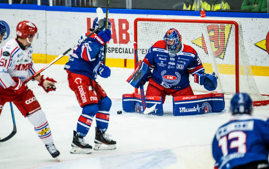 Oskarshamns målvakt Tim Juel