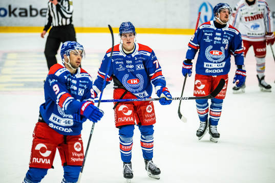 Oskarshamns Ahti Oksanen, Emil Lilleberg och Patrik
