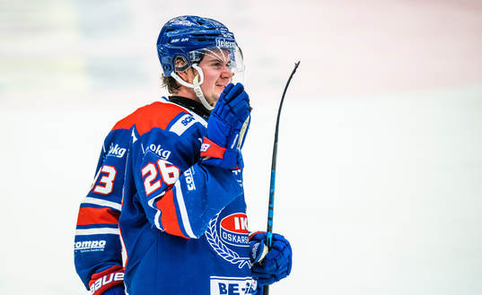 Oskarshamns Lukas Pilö jublar