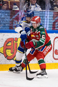 Leksands Marek Hrivik och Frölundas Filip Hasa
