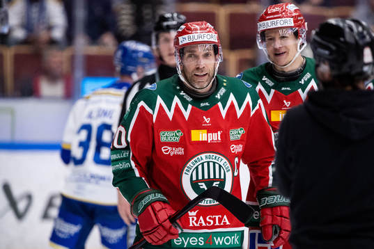 Frölundas Joel Lundqvist jublar