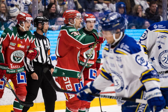 Frölundas Nicklas Lasu jubel