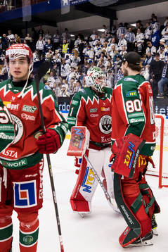 Frölundas målvakt Lars Johansson jubel