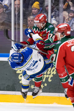 Frölundas Andreas Borgman och Leksands Anton Lindholm