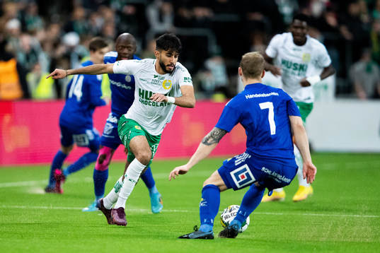 Hammarbys Montader Madjed och GIF Sundsvalls Erik Andersson