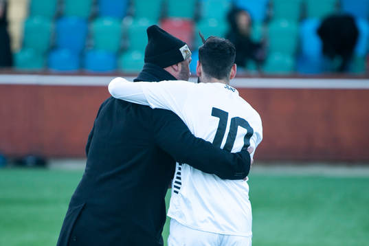 Utsiktens manager Bosko Orovic  och GAIS Mervan Celik