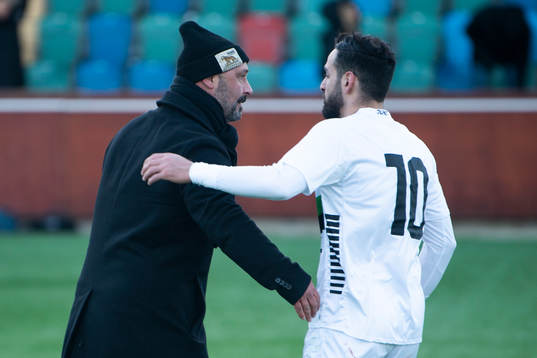 Utsiktens manager Bosko Orovic  och GAIS Mervan Celik