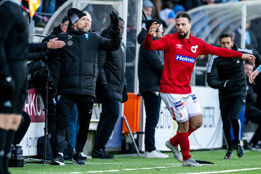Malmö FFs tränare Henrik Rydström och Degerfors