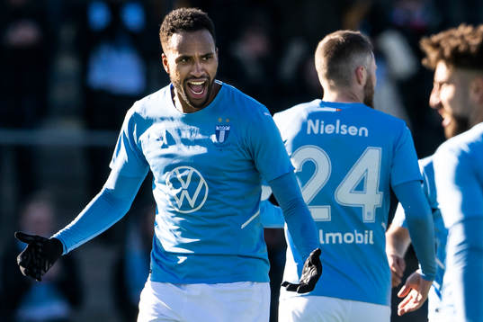 Malmö FFs Isaac Kiese Thelin jublar