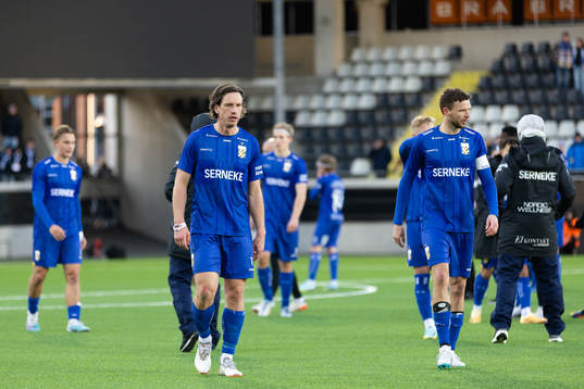 IFK Göteborgs Gustav Svensson och Marcus Berg  deppar