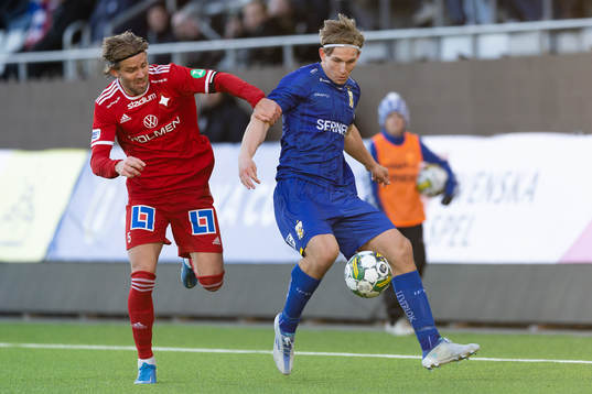 IFK Norrköpings Christoffer Nyman och IFK Göteborgs Johan