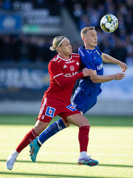 IFK Norrköpings Arnor Sigurdsson och IFK Göteborgs