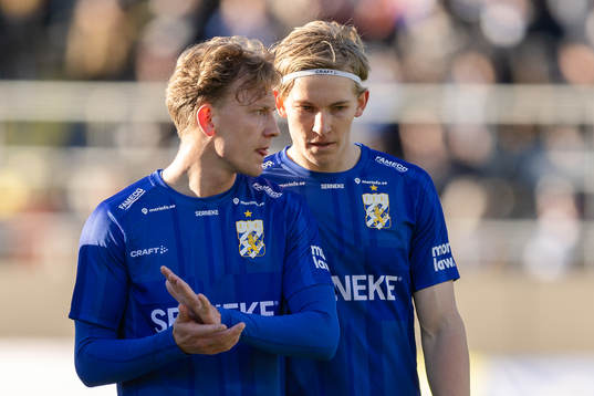 IFK Göteborgs Sebastian Hausner och Johan Bångsbo