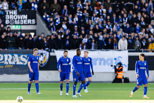 IFK Göteborgs spelare deppar