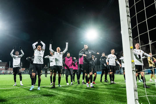 AIKs Bilal Hussein, Viktor Fischer och Alexander Milosevic