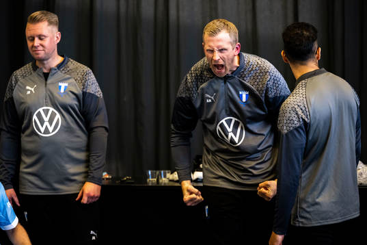 Malmö FFs Fysioterapeut Jesper Robertsson och