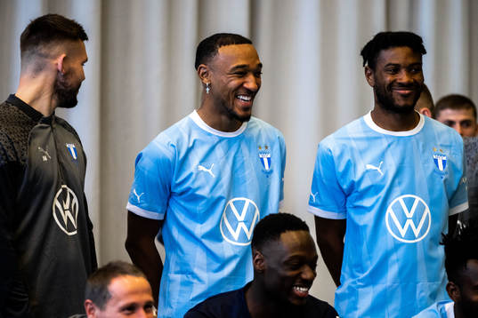 Malmö FFs Derek Cornelius och Samuel Kotto